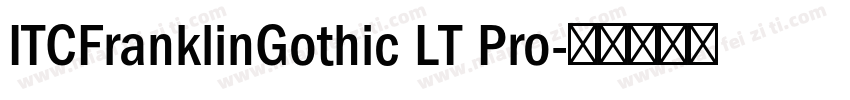 ITCFranklinGothic LT Pro字体转换